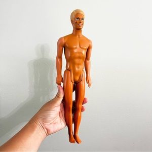 Vintage Ken Doll 1966 Made in Malaysia Mattel w Smudges Blonde Hair Blue Eyes